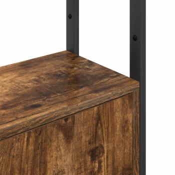 Bücherregal 6 Ebenen 40 x 24 x 161 cm Holzwerkstoff