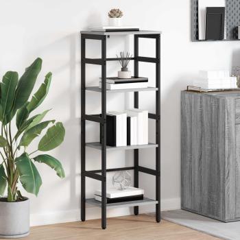 ARDEBO.de - Bücherregal 3 Ebenen 40 x 29,5 x 115 cm Holzwerkstoff