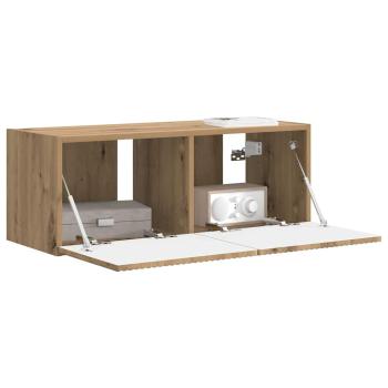 TV-Wandschrank 78,5 x 30 x 29,5 cm Kunsthandwerk Eiche