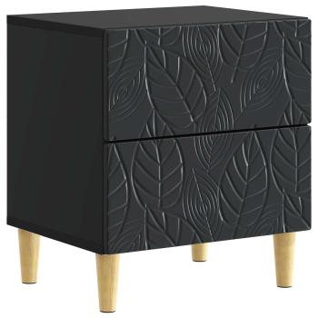 Nachttisch 2 stk. Schwarz 43 x 34,5 x 48 cm Holzwerkstoff