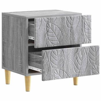 Nachttisch Grau Sonoma 43 x 34,5 x 48 cm Holzwerkstoff