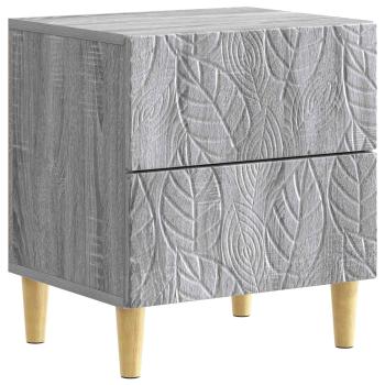 Nachttisch 2 stk. Grau Sonoma 43 x 34,5 x 48 cm Holzwerkstoff