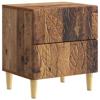 Nachttisch 2 stk. Altholz 43 x 34,5 x 48 cm Holzwerkstoff
