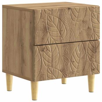 Nachttisch 2 stk. Artisan-Eiche 43 x 34,5 x 48 cm Holzwerkstoff