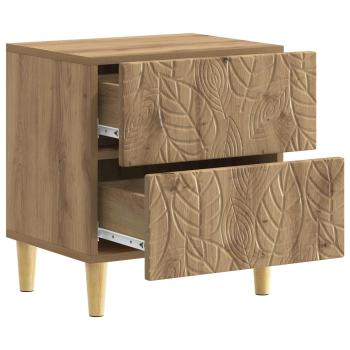 Nachttisch 2 stk. Artisan-Eiche 43 x 34,5 x 48 cm Holzwerkstoff