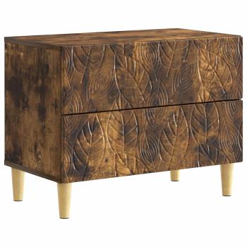 Nachttisch Geräucherte Eiche 62 x 34,5 x 48 cm Holzwerkstoff