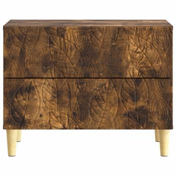 Nachttisch Geräucherte Eiche 62 x 34,5 x 48 cm Holzwerkstoff