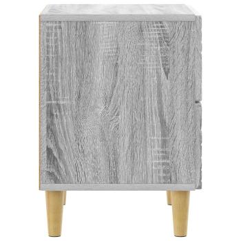 Nachttisch Grau Sonoma 62 x 34,5 x 48 cm Holzwerkstoff