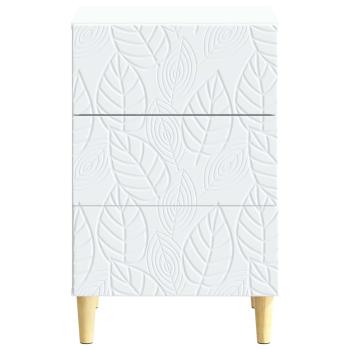 Nachttisch Weiß 43 x 39,5 x 66,5 cm Holzwerkstoff