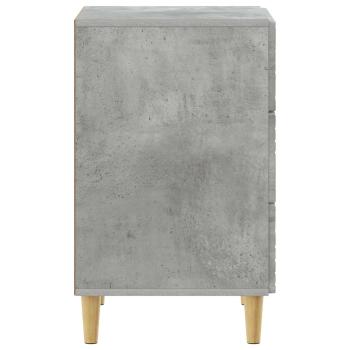 Nachttisch Betongrau 43 x 39,5 x 66,5 cm Holzwerkstoff
