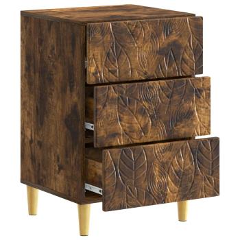 Nachttisch Geräucherte Eiche 43 x 39,5 x 66,5 cm Holzwerkstoff