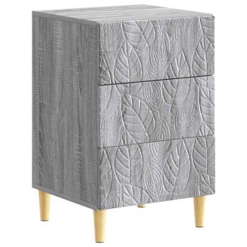 Nachttisch Grau Sonoma 43 x 39,5 x 66,5 cm Holzwerkstoff