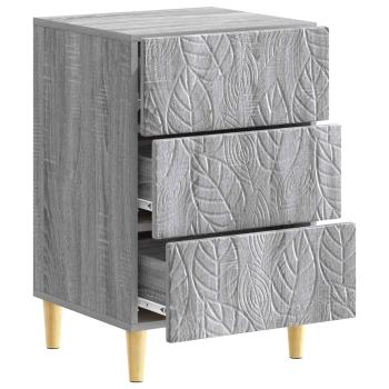 Nachttisch Grau Sonoma 43 x 39,5 x 66,5 cm Holzwerkstoff