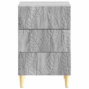 Nachttisch Grau Sonoma 43 x 39,5 x 66,5 cm Holzwerkstoff