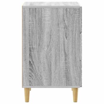 Nachttisch Grau Sonoma 43 x 39,5 x 66,5 cm Holzwerkstoff