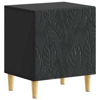 Nachttisch 2 Stk. Schwarz 43 x 34,5 x 50 cm Holzwerkstoff