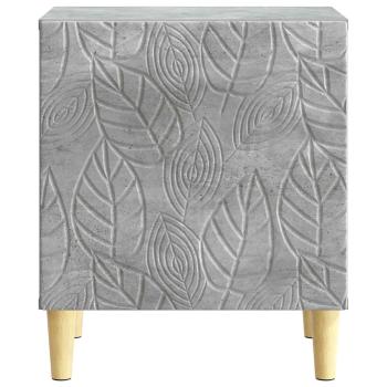 Nachttisch Betongrau 43 x 34,5 x 50 cm Holzwerkstoff