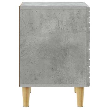 Nachttisch Betongrau 43 x 34,5 x 50 cm Holzwerkstoff