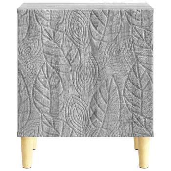 Nachttisch Sonoma-Grau 43 x 34,5 x 50 cm Holzwerkstoff