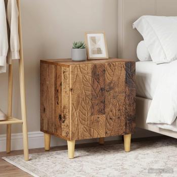 ARDEBO.de - Nachttisch 2 Stk. Altholz 43 x 34,5 x 50 cm Holzwerkstoff