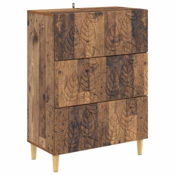 Schubladenschrank Altholz 66 x 34,5 x 90 cm Holzwerkstoff
