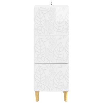 Schubladenschrank 33 x 34,5 x 90 cm Holzwerkstoff