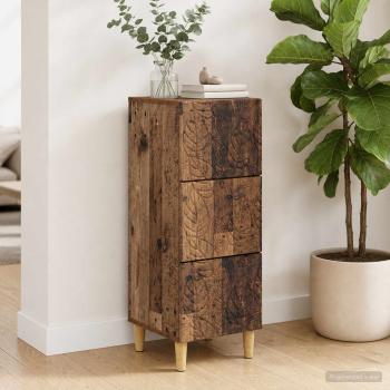 ARDEBO.de - Schubladenschrank Altholz 33 x 34,5 x 90 cm Holzwerkstoff