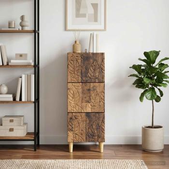 Schubladenschrank Altholz 33 x 34,5 x 90 cm Holzwerkstoff