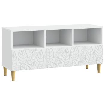 TV-Schränk 102 x 34,5 x 50 cm Weiß Holzwerkstoff