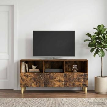 TV-Schränk 102 x 34,5 x 50 cm Räuchereiche Holzwerkstoff