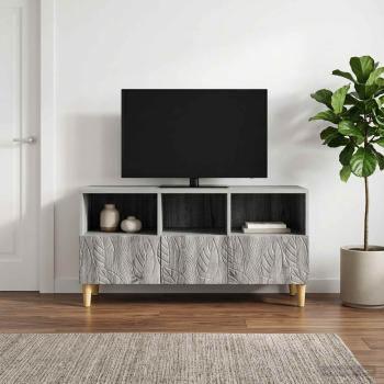 ARDEBO.de - TV-Schränk 102 x 34,5 x 50 cm Sonoma-Grau Holzwerkstoff
