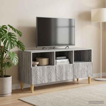 TV-Schränk 102 x 34,5 x 50 cm Sonoma-Grau Holzwerkstoff