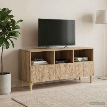 ARDEBO.de - TV-Schränk 102 x 34,5 x 50 cm Artisan-Eiche Holzwerkstoff