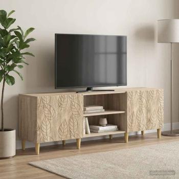ARDEBO.de - TV-Schränk 150 x 31 x 50 cm Sonoma-Eiche Holzwerkstoff
