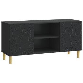 TV-Schränk 102 x 34,5 x 50 cm Schwarz Holzwerkstoff