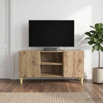 ARDEBO.de - TV-Schränk 102 x 34,5 x 50 cm Artisan-Eiche Holzwerkstoff