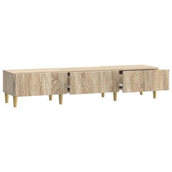TV-Schränk 147 x 34,5 x 30 cm Sonoma-Eiche Holzwerkstoff