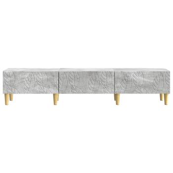 TV-Schränk 147 x 34,5 x 30 cm Betongrau Holzwerkstoff