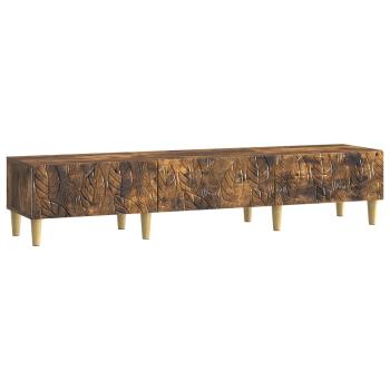 TV-Schränk 147 x 34,5 x 30 cm Geräucherte Eiche Holzwerkstoff