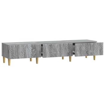 TV-Schränk 147 x 34,5 x 30 cm Grau Sonoma Holzwerkstoff