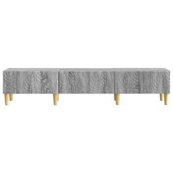 TV-Schränk 147 x 34,5 x 30 cm Grau Sonoma Holzwerkstoff