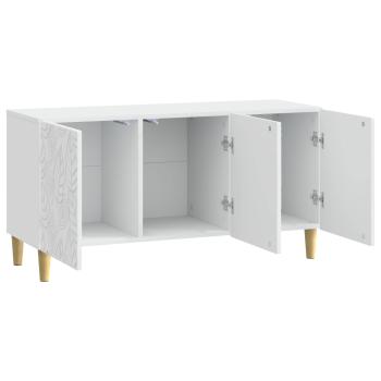 TV-Schränk 99 x 34,5 x 50 cm Weiß Holzwerkstoff