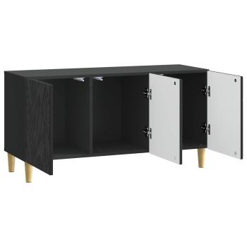 TV-Schränk 99 x 34,5 x 50 cm Schwarz Holzwerkstoff
