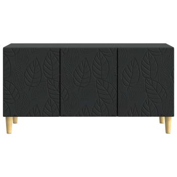TV-Schränk 99 x 34,5 x 50 cm Schwarz Holzwerkstoff