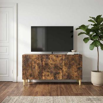 TV-Schränk 99 x 34,5 x 50 cm Räuchereiche Holzwerkstoff