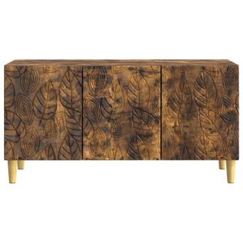 TV-Schränk 99 x 34,5 x 50 cm Räuchereiche Holzwerkstoff