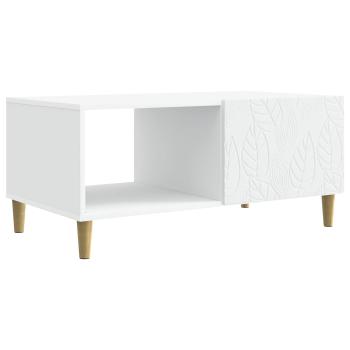 Couchtisch Weiß 90 x 50 x 40 cm Holzwerkstoff