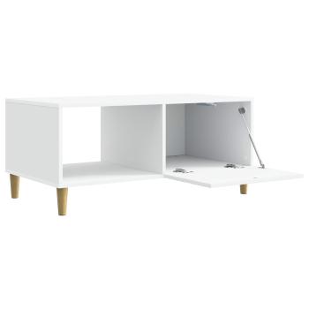 Couchtisch Weiß 90 x 50 x 40 cm Holzwerkstoff