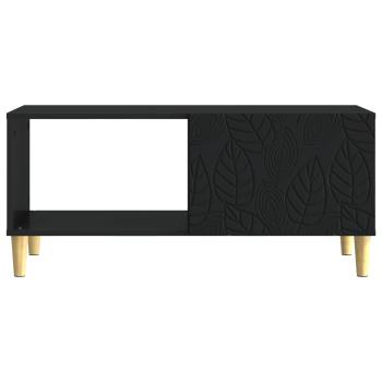 Couchtisch Schwarz 90 x 50 x 40 cm Holzwerkstoff