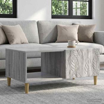 ARDEBO.de - Couchtisch Sonoma-Grau 90 x 50 x 40 cm Holzwerkstoff